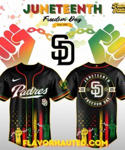 San Diego Padres MLB x Juneteenth 2025 Special Jersey 1