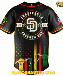 San Diego Padres MLB x Juneteenth 2025 Special Jersey 3
