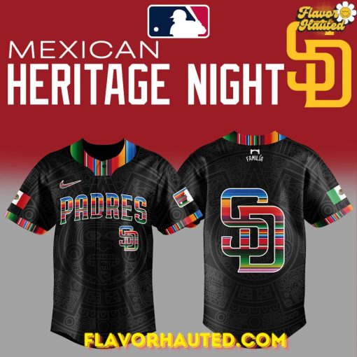 San Diego Padres Mexican Heritage Night Special Baseball Jersey