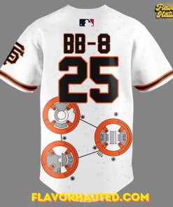 San Francisco Giants x 2025 Star Wars Night Limited Baseball Jersey 3