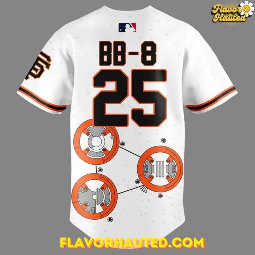 San Francisco Giants x 2025 Star Wars Night Limited Baseball Jersey