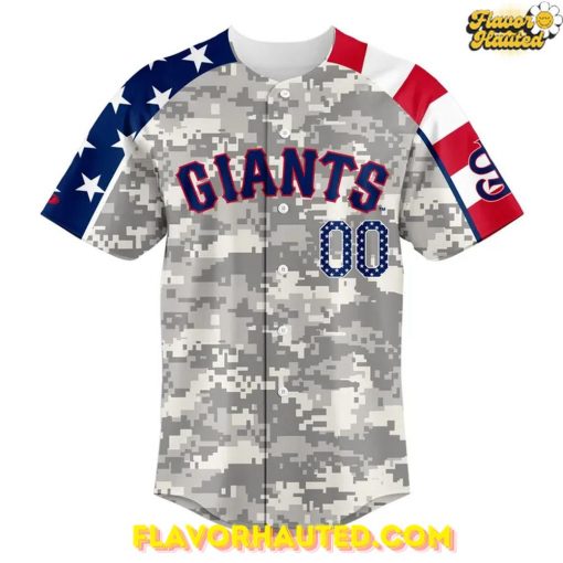 San Jose Giants x Military Night 2025 Special Camo Jersey
