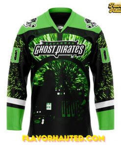 Savannah Ghost Pirates Custom Special Neon Green Hockey Jersey