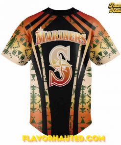 Seattle Mariners 2025 Native American Heritage Night Baseball Jersey back