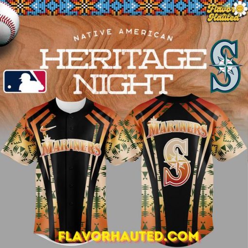 Seattle Mariners 2025 Native American Heritage Night Baseball Jersey