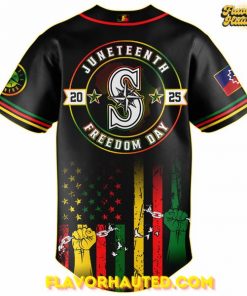 Seattle Mariners MLB x 2025 Juneteenth Day Special Jersey back