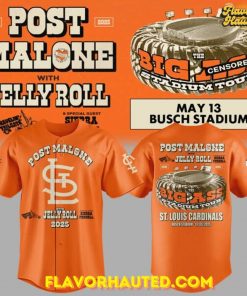 St. Louis Cardinals x Post Malone with Jelly Roll Limited Edition Baseball Jersey
