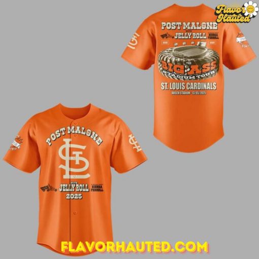 St. Louis Cardinals x Post Malone with Jelly Roll Limited Edition Baseball Jersey
