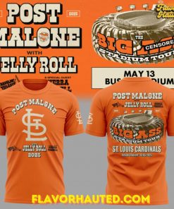 St. Louis Cardinals x Post Malone with Jelly Roll Limited Edition T-Shirt