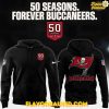 Tampa Bay Buccaneers Celebrate the Legacy of 50 Seasons 2025 Special Black Hoodie
