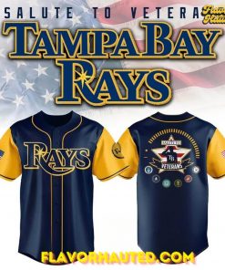Tampa Bay Rays Salute to Service 2025 Limited Edition Jersey