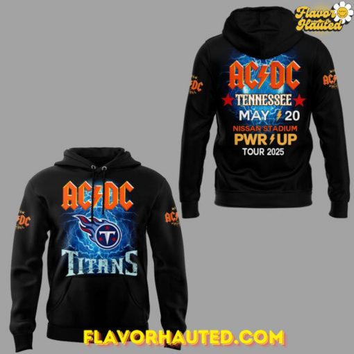 Tennessee Titans x AC/DC Power Up Tour 2025 Hoodie