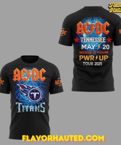 Tennessee Titans x AC/DC – Power Up Tour 2025 Special T-Shirt