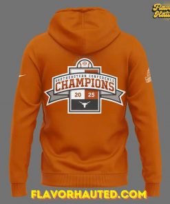 Texas Longhorns Sec Regular Season Title Special Orange Hoodie 3