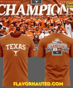 Texas Longhorns SEC Regular Season Title Special Orange T-Shirt