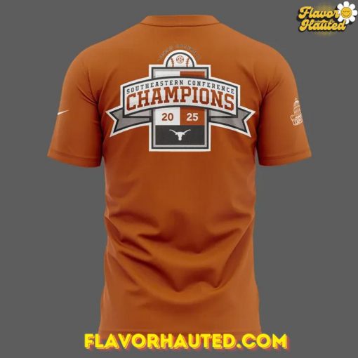 Texas Longhorns SEC Regular Season Title Special Orange T-Shirt
