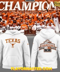 Texas Longhorns SEC Regular Season Title Special White Hoodie