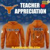 Texas Longhorns Teacher Appreciation 2025 Special Orange Hoodie
