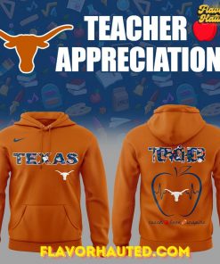 Texas Longhorns Teacher Appreciation 2025 Special Orange Hoodie