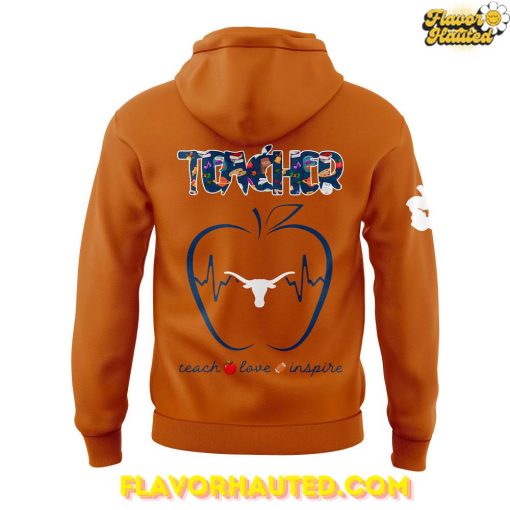 Texas Longhorns Teacher Appreciation 2025 Special Orange Hoodie
