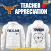 Texas Longhorns Teacher Appreciation 2025 Special White Hoodie