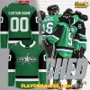 Texas Stars 2025 Custom Name and Number Green Hockey Jersey