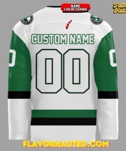 Texas Stars 2025 custom name and number White Hockey Jersey 3