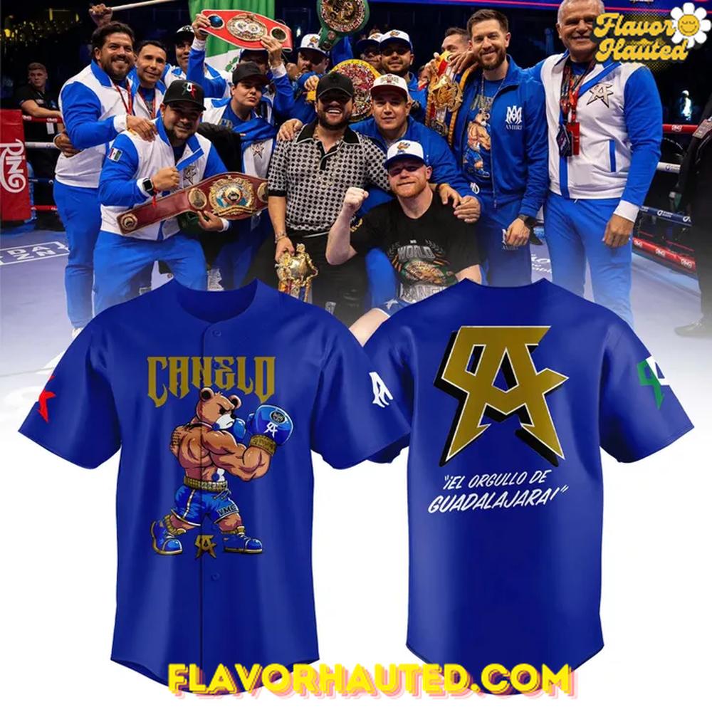 The Pride of Guadalajara Canelo Álvarez Special Baseball Jersey The Pride of Guadalajara Canelo Álvarez Special Baseball Jersey