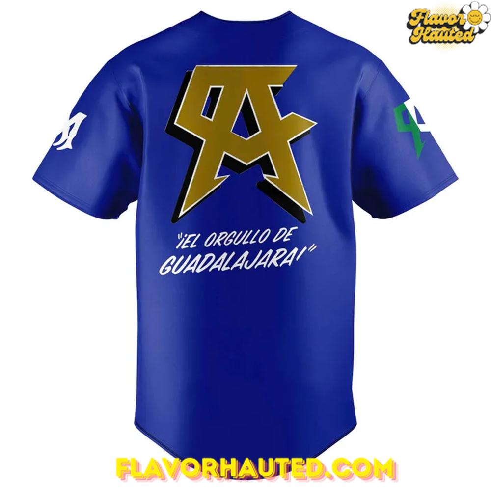 The Pride of Guadalajara Canelo Álvarez Special Baseball Jersey The Pride of Guadalajara Canelo Álvarez Special Baseball Jersey