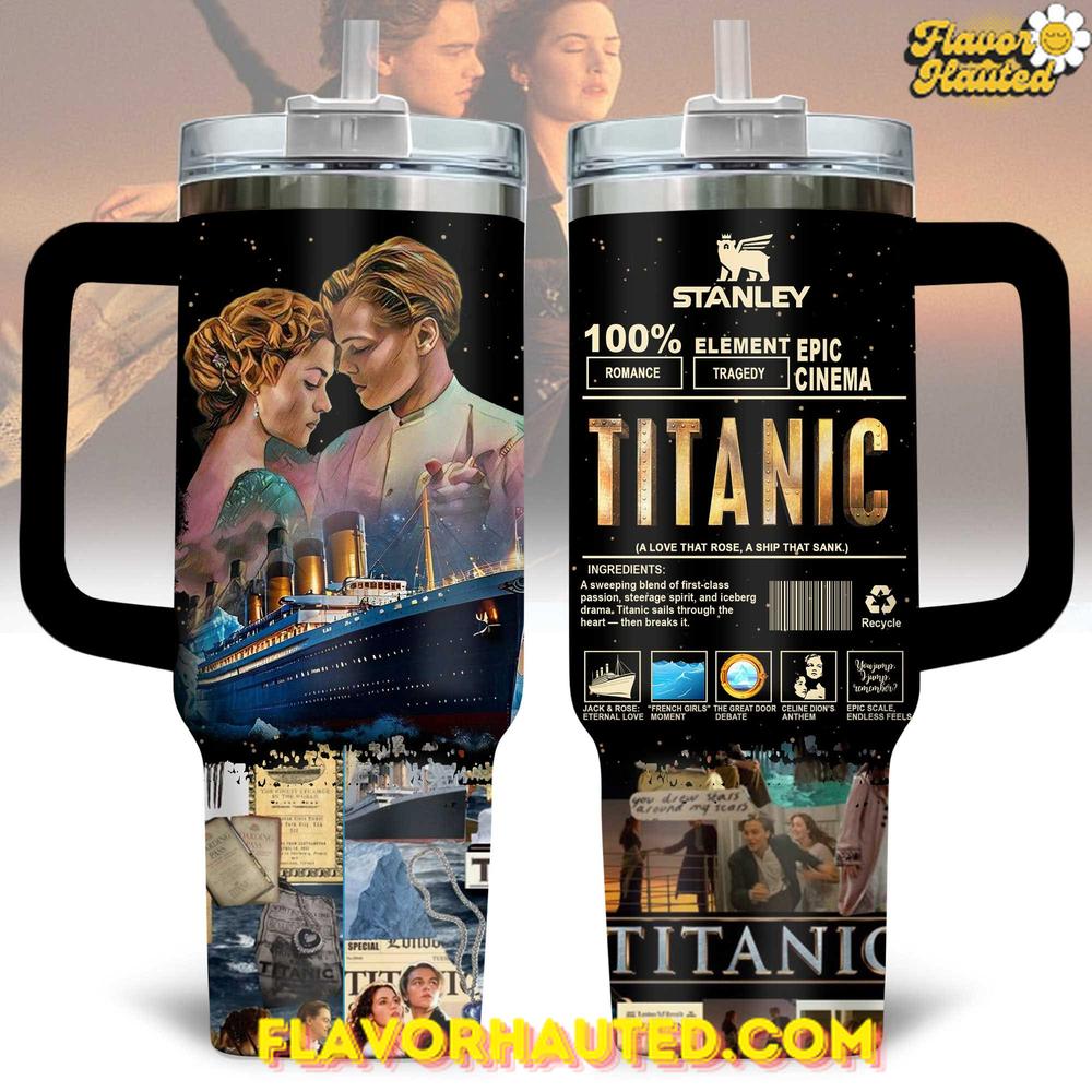 Titanic Romance Limited Edition Stanley Tumbler Cup Titanic Romance Limited Edition Stanley Tumbler Cup
