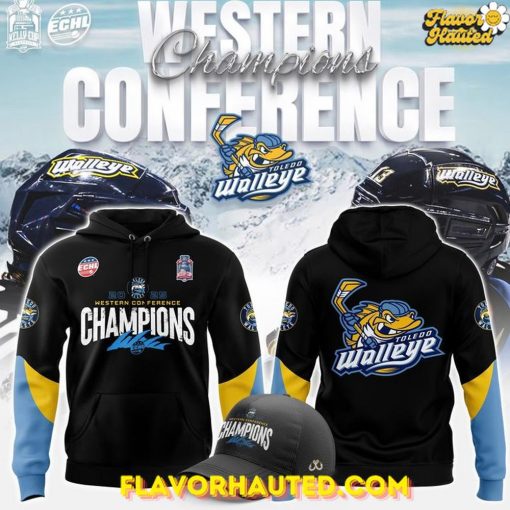 Toledo Walleye 2025 ECHL Western Conference Champions Special Hoodie