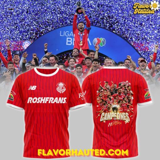 Toluca FC 2025 Clausura CAMPEONES Limited T-Shirt