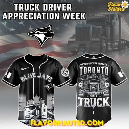 Toronto Blue Jays 2025 Truck Driver Appreciation Week Limited Edition Jersey