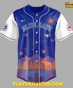 Toronto Blue Jays Happy Canada Day 2025 Blue Jersey