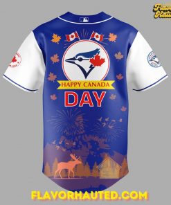 Toronto Blue Jays Happy Canada Day 2025 Blue Jersey 3