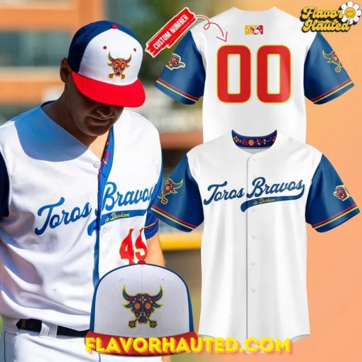 Toros Bravos de Durham Fiesta Heritage Special Edition Baseball Jersey