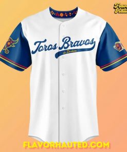 Toros Bravos de Durham Fiesta Heritage Special Edition Baseball Jersey
