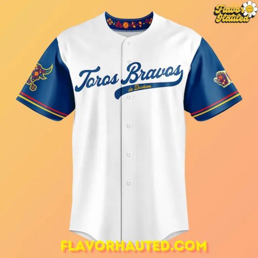 Toros Bravos de Durham Fiesta Heritage Special Edition Baseball Jersey