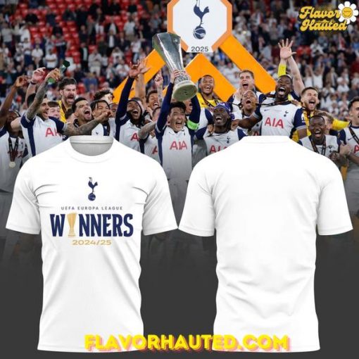 Tottenham Hotspur UEFA Europa League 2024/25 Winners Celebration Limited T-Shirt
