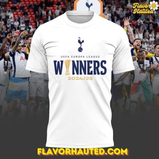 Tottenham Hotspur UEFA Europa League 2024/25 Winners Celebration Limited T-Shirt