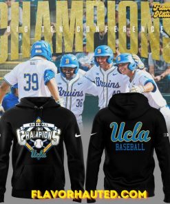 UCLA Bruins Baseball Big Ten Regular Season Champions 2025 Hoodie