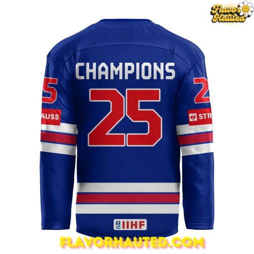 USA International Ice Hockey Federation Champions 2025 Jersey