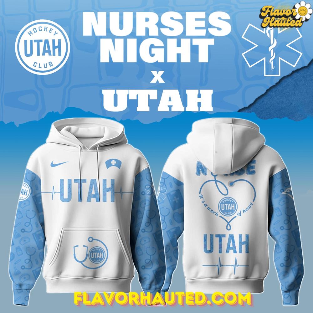 Utah Hockey Nurses Game Night Limited Edition Hoodie Utah Hockey Nurses Game Night Limited Edition Hoodie