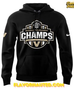 Vanderbilt Baseball 2025 SEC Conference Tournament Champions Hoodie