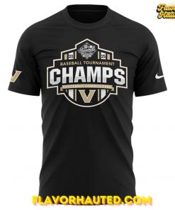 Vanderbilt Baseball 2025 SEC Baseball Conference Tournament Champions T Shirt 2