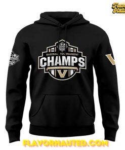 Vanderbilt Commodores 2025 SEC Baseball Conference Tournament Champions Hoodie