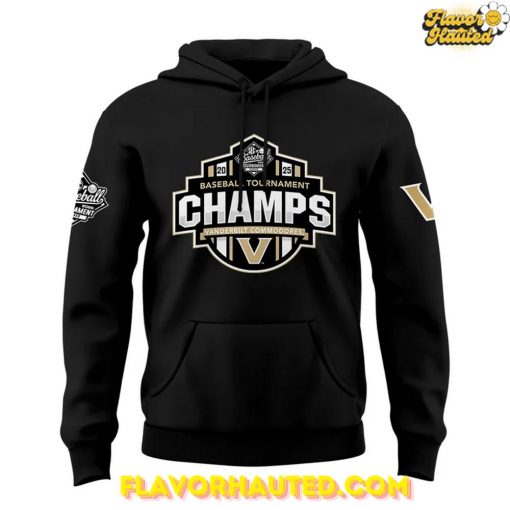 Vanderbilt Commodores 2025 SEC Baseball Conference Tournament Champions Hoodie