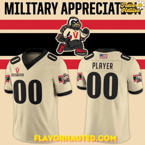 Vegas Knight Hawks 2025 Military Appreciation Limited Edition Football Jersey