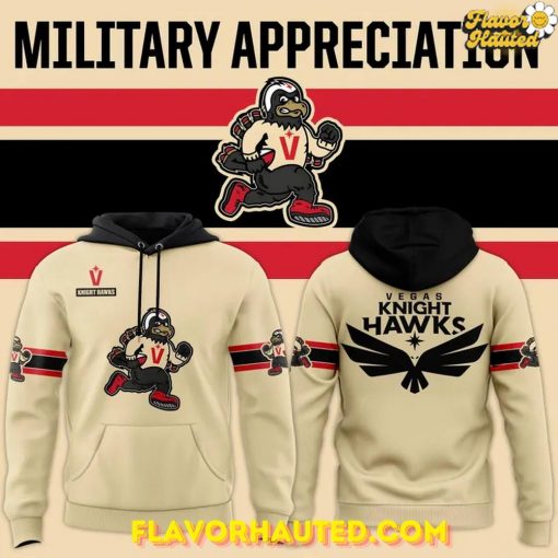 Vegas Knight Hawks 2025 Military Appreciation Limited Edition Hoodie
