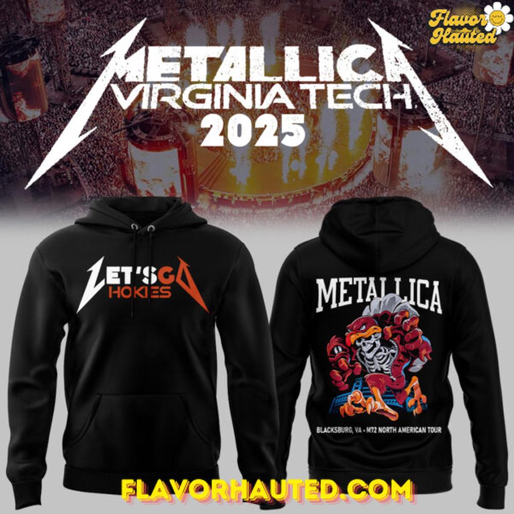Virginia Tech Hokies Music Concert Night 2025 Black Hoodie Virginia Tech Hokies Music Concert Night 2025 Black Hoodie